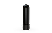 510 Cartridge Spiral CR Container Round Top - Opaque Black With Opaque Black Lid - Copackr.com