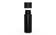 Spiral CR - Tube 65mm with Inner Seal & Tamper - Opaque Black with Opaque Black Lid - Copackr.com