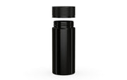 240CC/8FL.OZ Spiral CR - Container With Inner Seal & Tamper - Opaque Black With Opaque Black Lid - Copackr.com
