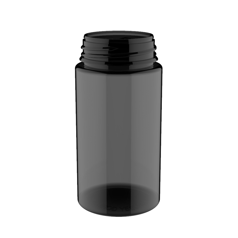 Chubby Gorilla - 200ML Unicorn Bottle - Transparent Black Bottle / Black Cap - V3 - Copackr.com