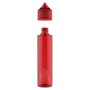 Chubby Gorilla - 60ML "SOFT" Unicorn Bottle - Transparent Red - Copackr.com