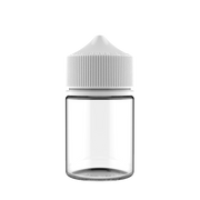 Chubby Gorilla - 60ML Stubby Unicorn Bottle - Clear Bottle / White Cap - V3 - Copackr.com