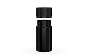 Chubby Gorilla - 60ML Mini Spiral Bottle - Opaque Black Bottle / Opaque Black Cap - Copackr.com