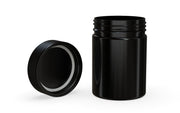 650CC/21.5FL.OZ Spiral CR - XL Container With Inner Seal & Tamper - Opaque Black Container With Opaque Black Lid - Copackr.com