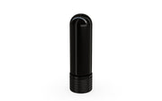 510 Cartridge Spiral CR Container Round Top - Opaque Black With Opaque Black Lid - Copackr.com