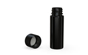 Spiral CR - Tube 65mm with Inner Seal & Tamper - Opaque Black with Opaque Black Lid - Copackr.com