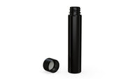 Spiral CR - Tube 115mm with Inner Seal & Tamper - Opaque Black with Opaque Black Lid - Copackr.com
