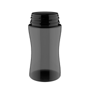 Chubby Gorilla - 200ML Unicorn Bottle - Transparent Black Bottle / Black Cap - V3 - Copackr.com