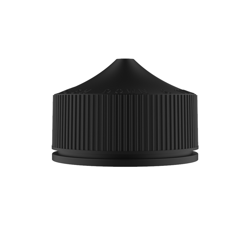 Chubby Gorilla - 200ML Unicorn Bottle - Transparent Black Bottle / Black Cap - V3 - Copackr.com