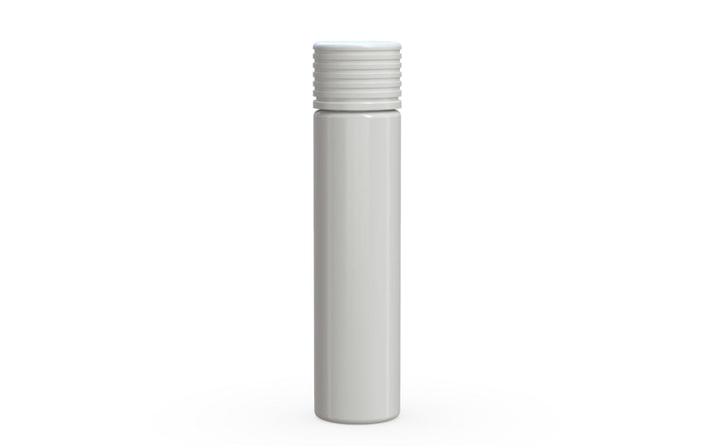 Spiral CR - Tube 95mm with Inner Seal & Tamper - Opaque White with Opaque White Lid - Copackr.com