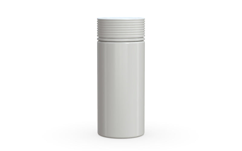 240CC/8FL.OZ Spiral CR - Container With Inner Seal & Tamper - Opaque White With Opaque White Lid - Copackr.com
