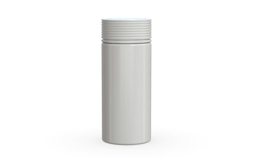 240CC/8FL.OZ Spiral CR - Container With Inner Seal & Tamper - Opaque White With Opaque White Lid - Copackr.com