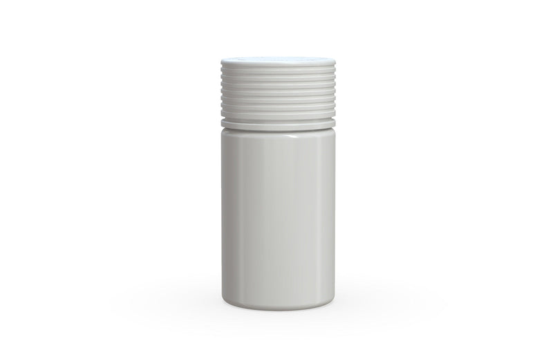 Chubby Gorilla - 60ML Mini Spiral Bottle - Opaque White Bottle / Opaque White Cap - Copackr.com