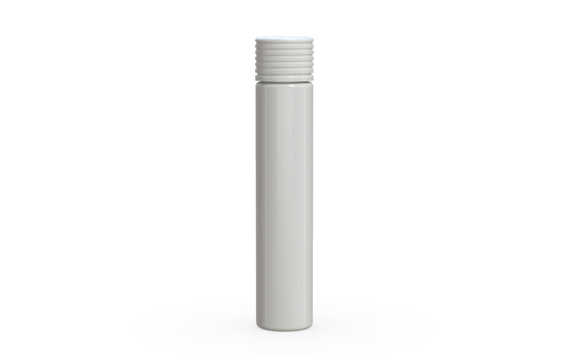 Spiral CR - Tube 115mm with Inner Seal & Tamper - Opaque White with Opaque White Lid - Copackr.com