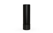 510 Cartridge Spiral CR Container Flat Top - Opaque Black With Opaque Black Lid - Copackr.com