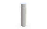 Spiral CR - Tube 95mm with Inner Seal & Tamper - Opaque White with Opaque White Lid - Copackr.com