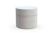 300CC/10FL.OZ Spiral CR - XL Container With Inner Seal & Tamper - Opaque White With Opaque White Lid - Copackr.com
