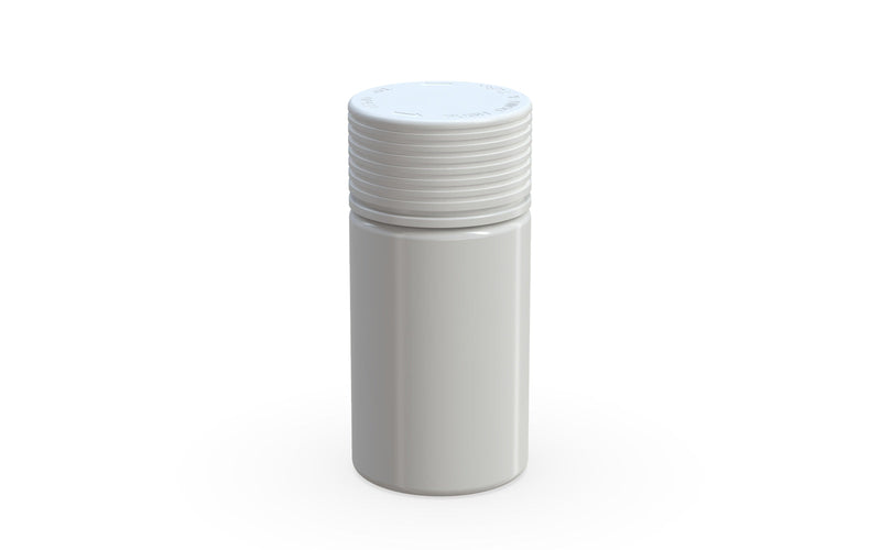 Chubby Gorilla - 60ML Mini Spiral Bottle - Opaque White Bottle / Opaque White Cap - Copackr.com