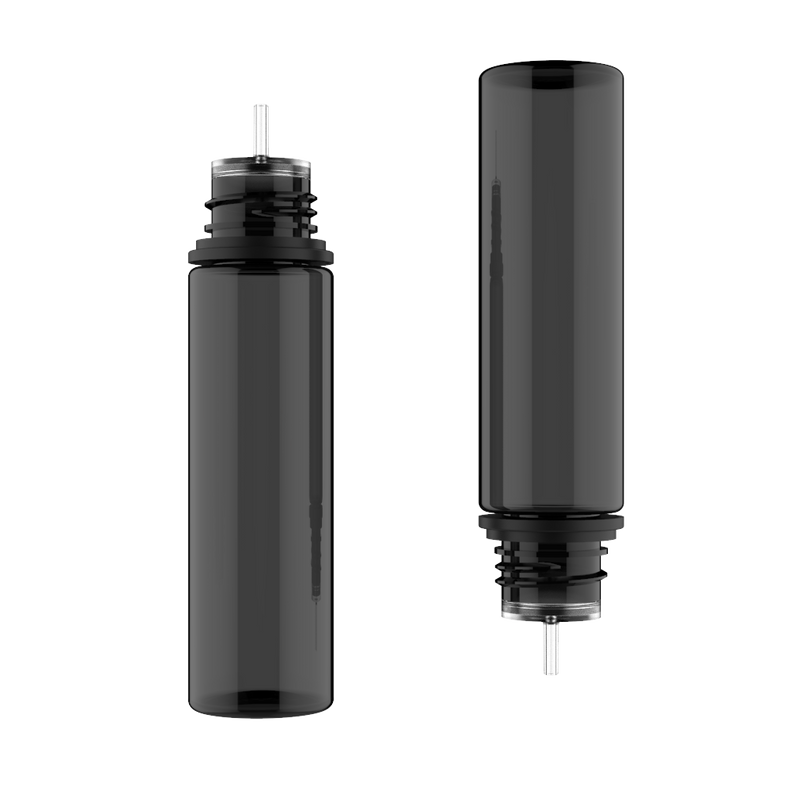 Chubby Gorilla 60ML Unicorn Bottle - Translucent Black Bottle / Black Cap - V3 - Copackr.com
