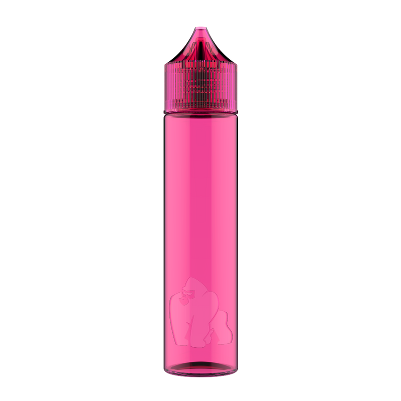 Chubby Gorilla - 60ML "SOFT" Unicorn Bottle - Transparent Pink - Copackr.com