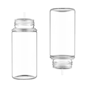 Chubby Gorilla - 100ML Unicorn Bottle - Clear Bottle / Natural Cap - V3 - Copackr.com