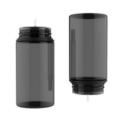 Chubby Gorilla - 200ML Unicorn Bottle - Transparent Black Bottle / Black Cap - V3 - Copackr.com
