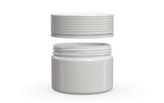 300CC/10FL.OZ Spiral CR - XL Container With Inner Seal & Tamper - Opaque White With Opaque White Lid - Copackr.com