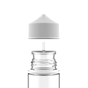 Chubby Gorilla - 60ML Stubby Unicorn Bottle - Clear Bottle / White Cap - V3 - Copackr.com