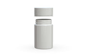 150CC/5OZ Spiral CR - Container With Inner Seal & Tamper - Opaque White With Opaque White Lid - Copackr.com