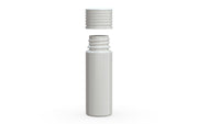 Spiral CR - Tube 65mm with Inner Seal & Tamper - Opaque White with Opaque White Lid - Copackr.com