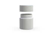 90CC/3FL.OZ Spiral CR - Container With Inner Seal & Tamper - Opaque White With Opaque White Lid - Copackr.com