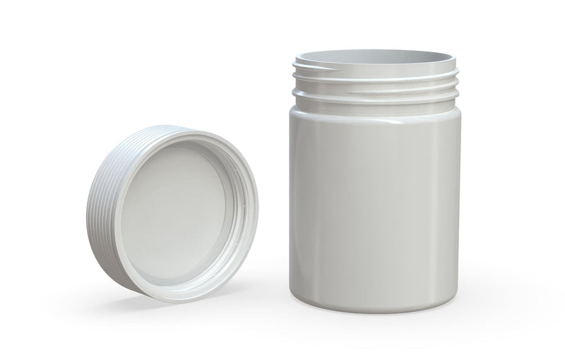 650CC/21.5FL.OZ Spiral CR - XL Container With Inner Seal & Tamper - Opaque White Container With Opaque White Lid - Copackr.com