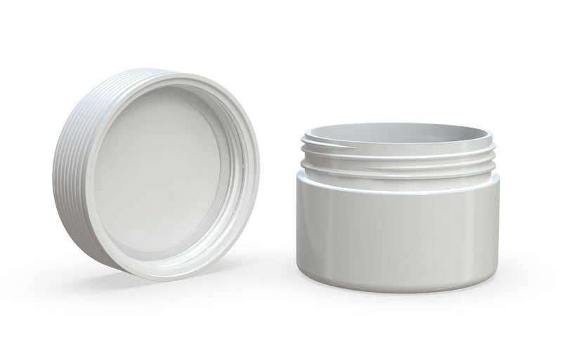 220CC/7.5FL.OZ Spiral CR - XL Container With Inner Seal & Tamper - Opaque White With Opaque White Lid - Copackr.com