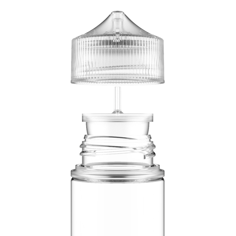Chubby Gorilla - 75ML Stubby Unicorn Bottle - Clear Bottle / Natural Cap - V3 - Copackr.com