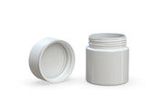 90CC/3FL.OZ Spiral CR - Container With Inner Seal & Tamper - Opaque White With Opaque White Lid - Copackr.com