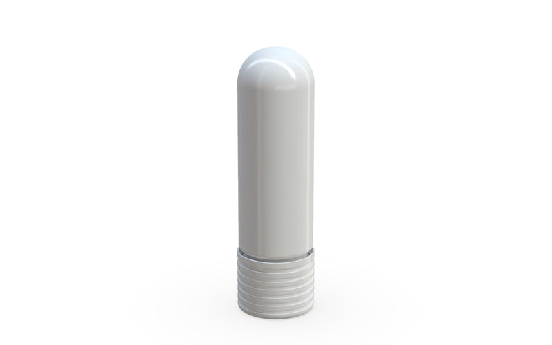 510 Cartridge Spiral CR Container Round Top - Opaque White With Opaque White Lid - Copackr.com