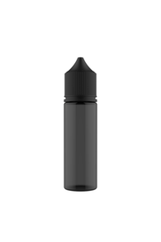 Chubby Gorilla - 50ML Unicorn Bottle - Transparent Black Bottle / Black Cap - V3 - Copackr.com