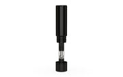 510 Cartridge Spiral CR Container Flat Top - Opaque Black With Opaque Black Lid - Copackr.com