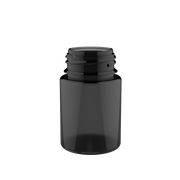Chubby Gorilla 60ML Stubby Unicorn Bottle - Black Transparent Bottle / Black Cap - V3 - Copackr.com