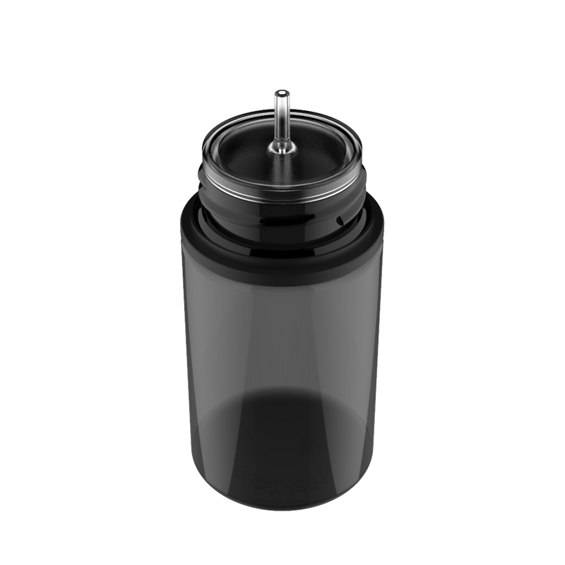 Chubby Gorilla - 75ML Stubby Unicorn Bottle - Transparent Black Bottle / Black Cap - V3 - Copackr.com