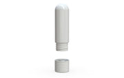 510 Cartridge Spiral CR Container Round Top - Opaque White With Opaque White Lid - Copackr.com