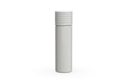 510 Cartridge Spiral CR Container Flat Top - Opaque White With Opaque White Lid - Copackr.com