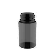 Chubby Gorilla - 75ML Stubby Unicorn Bottle - Transparent Black Bottle / Black Cap - V3 - Copackr.com