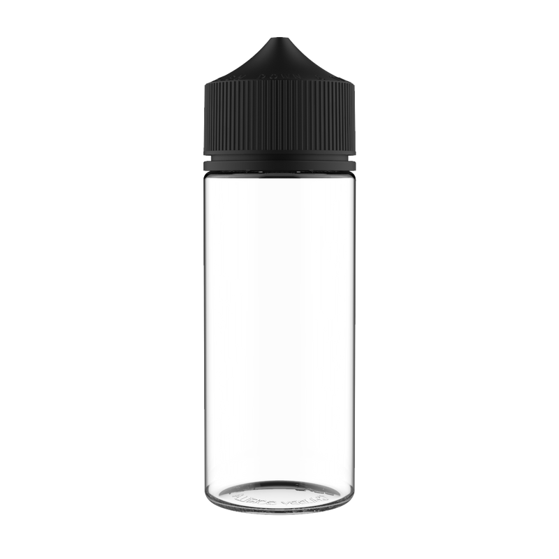 Chubby Gorilla - 120ML Unicorn Bottle - Clear Bottle / Black Cap - V3 - Copackr.com