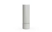510 Cartridge Spiral CR Container Flat Top - Opaque White With Opaque White Lid - Copackr.com