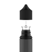 Chubby Gorilla - 75ML Unicorn Bottle - Transparent Black Bottle / Black Cap - V3 - Copackr.com