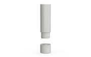 510 Cartridge Spiral CR Container Flat Top - Opaque White With Opaque White Lid - Copackr.com