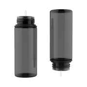 Chubby Gorilla - 120ML Unicorn Bottle - Translucent Black Bottle / Black Cap - V3 - Copackr.com