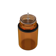 Chubby Gorilla - 60ML Stubby Unicorn Bottle - Amber Bottle / Black Cap - V3 - Copackr.com