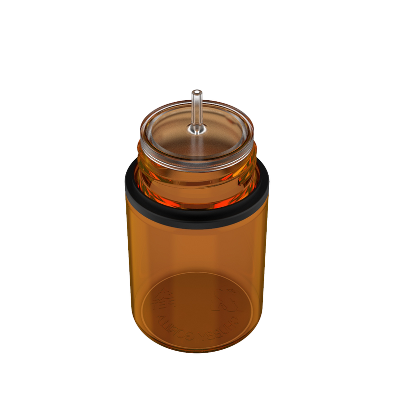 Chubby Gorilla - 60ML Stubby Unicorn Bottle - Amber Bottle / Black Cap - V3 - Copackr.com